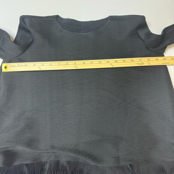 Nabisplace Chloe Pleated Ruffle Black Dress NWT - Picture 6 of 9